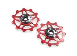 JRC Pulley Wheels Ceramic 11T - Red