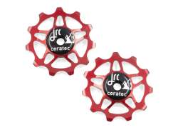JRC Ruedas De Polea 12V 11T Para. 105/Ultegra - Rojo