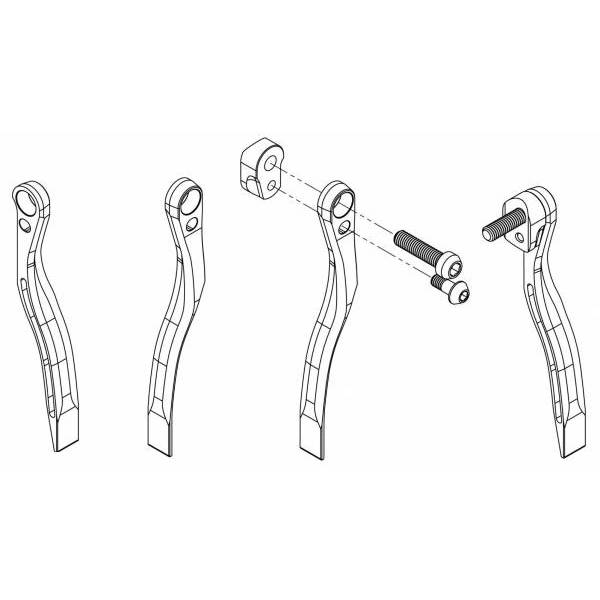 Buy K Edge Chain Catcher Pro Road Braze On For Double Blue At Hbs