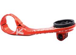 K-Edge Max XL Combo Montagem De Guiador Para. Garmin/Wahoo - Vermelho
