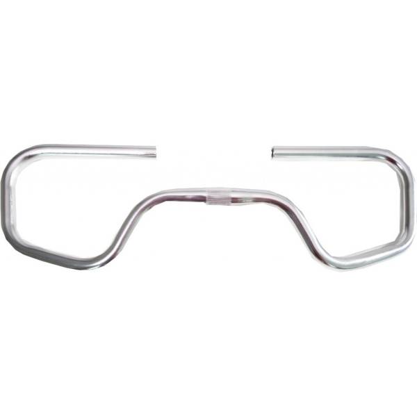 Manubrio A Farfalla In Alluminio 6061 Per Bici – 31,8x580 Mm, Rialzo 25 Mm, Con 2 Impugnature In Spugna, Per MTB E Trekking