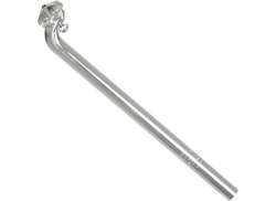 Kalloy Zadelpen 400 x Ø27.8mm Sandfinish - Zilver