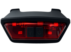 KED Luce Posteriore Per Embrace MTB Casco Ricaricabile - Nero