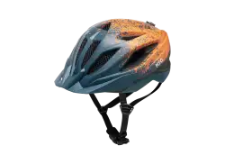 KED Street Jr. Pro Childrens Helmet Green/Orange - S 49-55