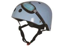 Kiddi Moto Goggle Childrens Helmet Blue - Size XS