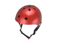Kiddimoto Cycling Helmet Metallic Red Medium (53 - 58 cm) 