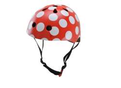 Kiddimoto Cycling Helmet Red Dotty Small (48 - 53 cm)
