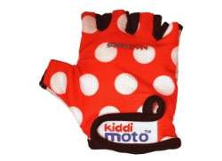 Kiddimoto Rukavice Červen&aacute; Dotty Small