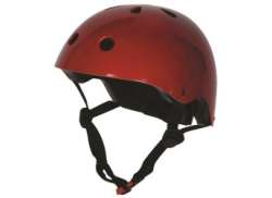 Kiddimoto サイクリング ヘルメット Metallic Red