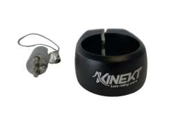 Kinekt Anti Tyveri Sadelpind Klemme &Oslash;31.8mm Aluminium - Sort