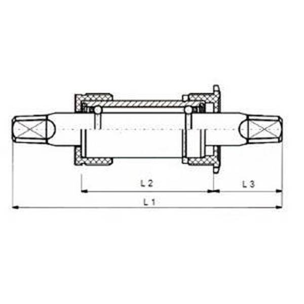 cotterless bottom bracket