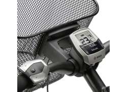 KlickFix Montaggio Manubrio Adattatore Per. Cestino Bicicletta- Nero