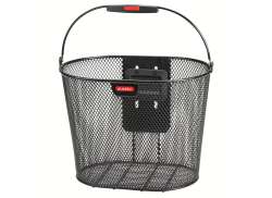Klickfix Oval Plus Cesto De Bicicleta Frente 18L - Preto