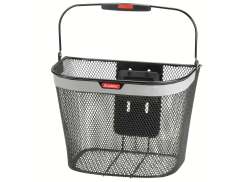 Klickfix Uni Reflect Bicycle Basket Front 16L - Black