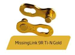 KMC 9R Ti-N Missinglink 11/128" Per. X9 - Oro (2)