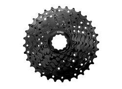 KMC Cassette 8V 11/32T Aluminium - Zwart (4)