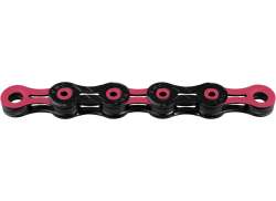 KMC DLC11 Bicycle Chain 11S 11/128 118 Links - Bl/Pink