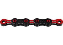 KMC DLC11 Bicycle Chain 11S 11/128 118 Links - Bl/Red