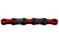 KMC DLC12 Bicycle Chain 12S 11/128\" 126 Links - Bl/Red