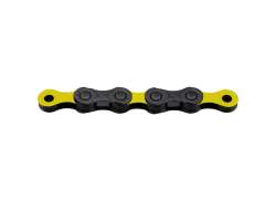 KMC DLC12 Bicycle Chain 12S 11/128 126 Links - Bl/Yellow