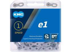 KMC E1 EPT Cadena De Bicicleta 1V 3/32" 110 Eslabones - Plata