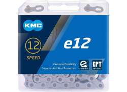 KMC E12 Bicycle Chain 11/128&quot; 12V 130 Links - Black