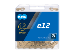 KMC E12 Řetěz Na Kolo 12V 130S - Stř&iacute;brn&aacute;
