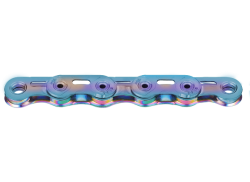 KMC Flat Bicycle Chain Waxed 12/13V 126S 1 1/128\" - Blue