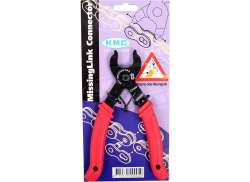 KMC Missing Link Assembly Pliers - Red/Black