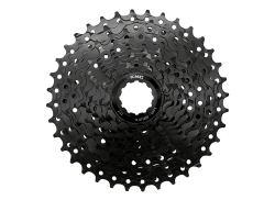 KMC Rataspakka 10S 11/36T Alumiini - Musta