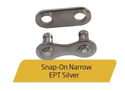 KMC Snap On EPT Connecting Link 3/32 - Silver (2)
