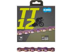 KMC TT12 Waxed Kedja 12V 126 L&auml;nkar - Neo Krom