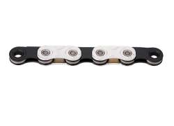 KMC X-Flat Bicycle Chain 13V Waxed Sram 126S - Silver/Black