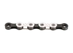 KMC X12 Cykelk&aelig;de 12V 126S Waxed - Sort/S&oslash;lv