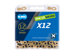KMC X12 Fietsketting 12V 126 Schakels - Goud/Zwart