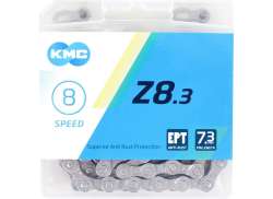 KMC Z8 EPT 自行车链条 8速 3/32&quot; 114 链节 - 灰色