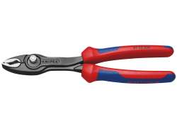 Knipex TwinGrip Alicate De Combinação 200mm - Vermelho/Azul