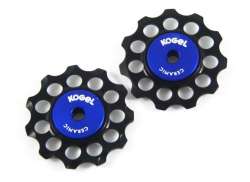 Kogel Ceramic Pulley Wheels 11T 10/11S - Black/Blue