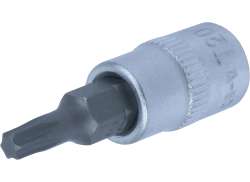 コンドル 14033 ソケット 1/4&quot; 37mm トルクス T20 - シルバー/ブラック