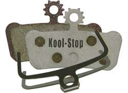 Kool Stop Disc Brake Pad D-293A Alu Plate for Avid X0 Trail