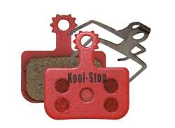 Kool Stopp D298 Skivbroms Klossar Organisk Sram - R&ouml;d