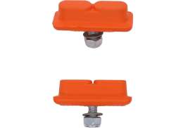 KoolStop Composite Continental Filet&eacute; Patins De Frein - Orange