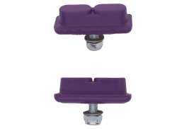 KoolStop Composite Continental Filet&eacute; Patins De Frein - Violet