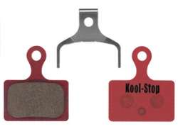 KoolStop D625 Patins Frein &Agrave; Disque Shimano RS505/805 - Rouge