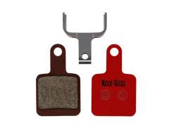 KoolStop D735 Disc Brake Pads Tektro Volans - Red