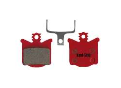 KoolStop Disc Brake Pads For. Magura MT A2 - Red (2)