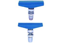 KoolStop Tuff Composite Roscado Pastilhas De Trav&atilde;o - Azul