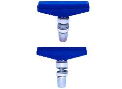 KoolStop Tuff Composite Roscado Pastilhas De Trav&atilde;o - Azul