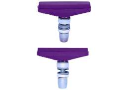 KoolStop Tuff Compuesto Roscado Pastillas De Freno - Morado