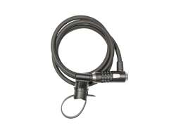 Kryptonite KryptoFlex 1218 Bloqueio De Combinação Ø12mm x 180cm - Preto